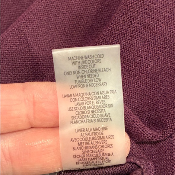 NWT 3X Calvin Klein Aubergine/Plum Turtleneck Sweater (ABBA) - Picture 14 of 16